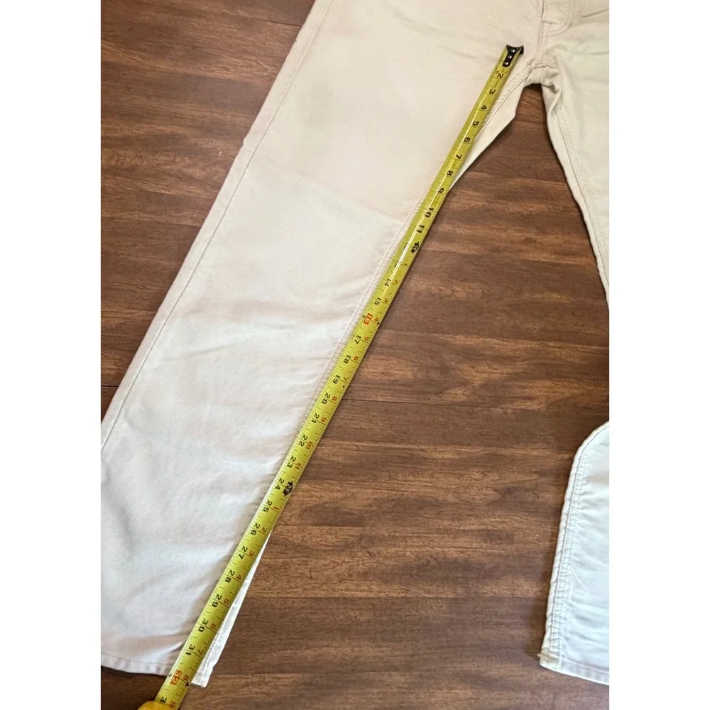 NWT Polo Ralph Lauren Varick Slim 625 Jeans Men's 34x32 Classic Soft White